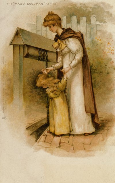 Mother and Daughter at the Well by Maude Goodman